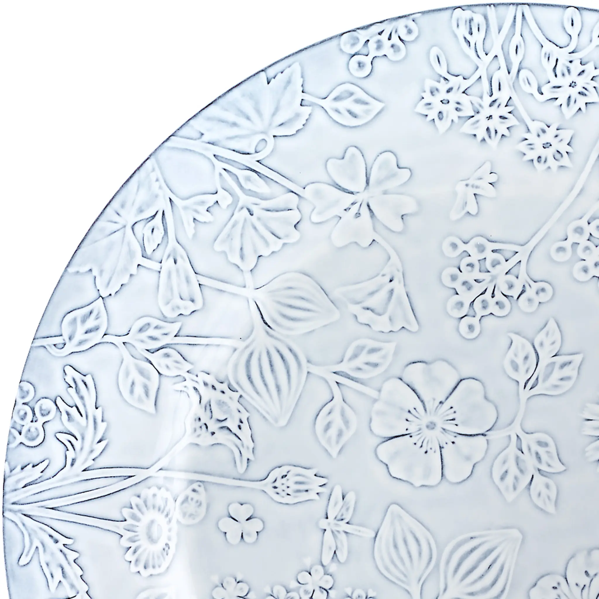 Bordallo Pinheiro Flora tallrik 34,5 cm antikvit
