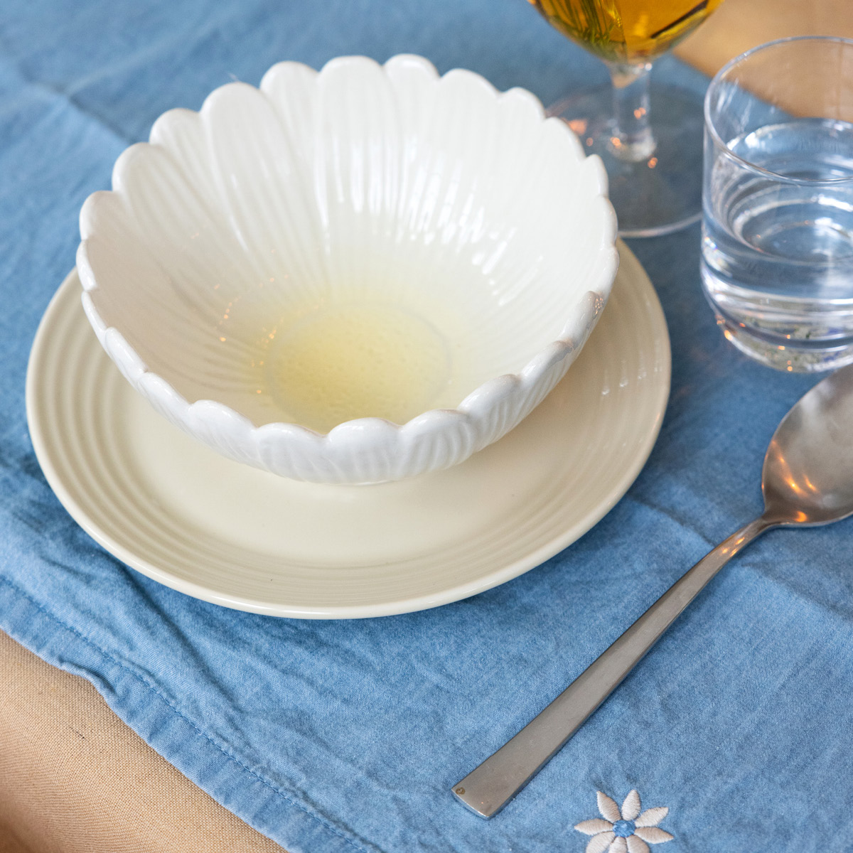 Sagaform Dagny skål 16 cm vit 7 cm hög