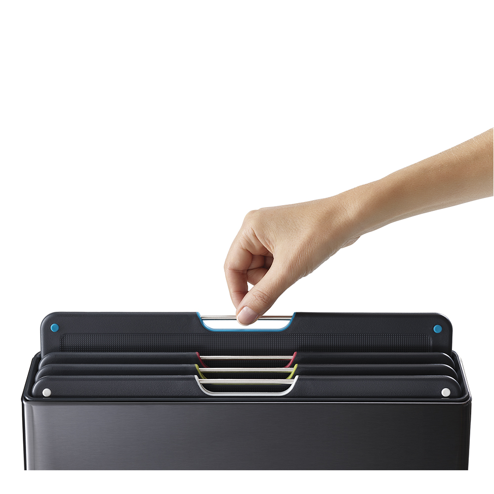 Joseph Joseph Folio Steel Leikkuulauta 35,5x26,5 cm Musta