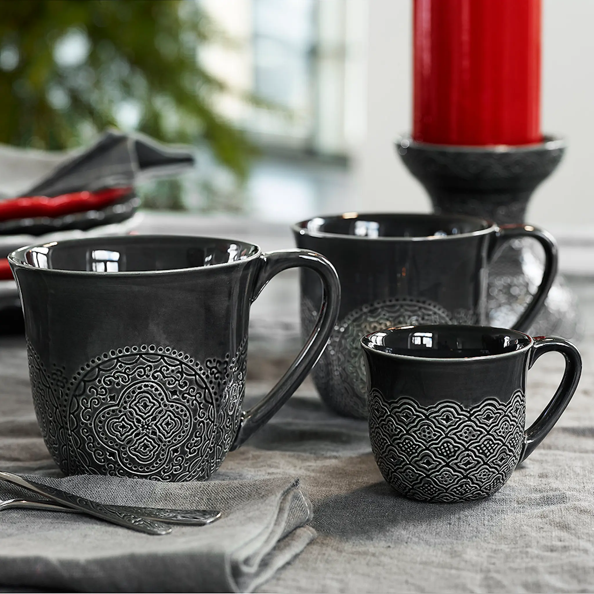 Cult Design Orient kopp 10 cl asfalt