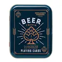 Kortlek vattentålig med etui Öl svart