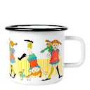 Pippi Långstrump Emaljmugg 37 cl Vit