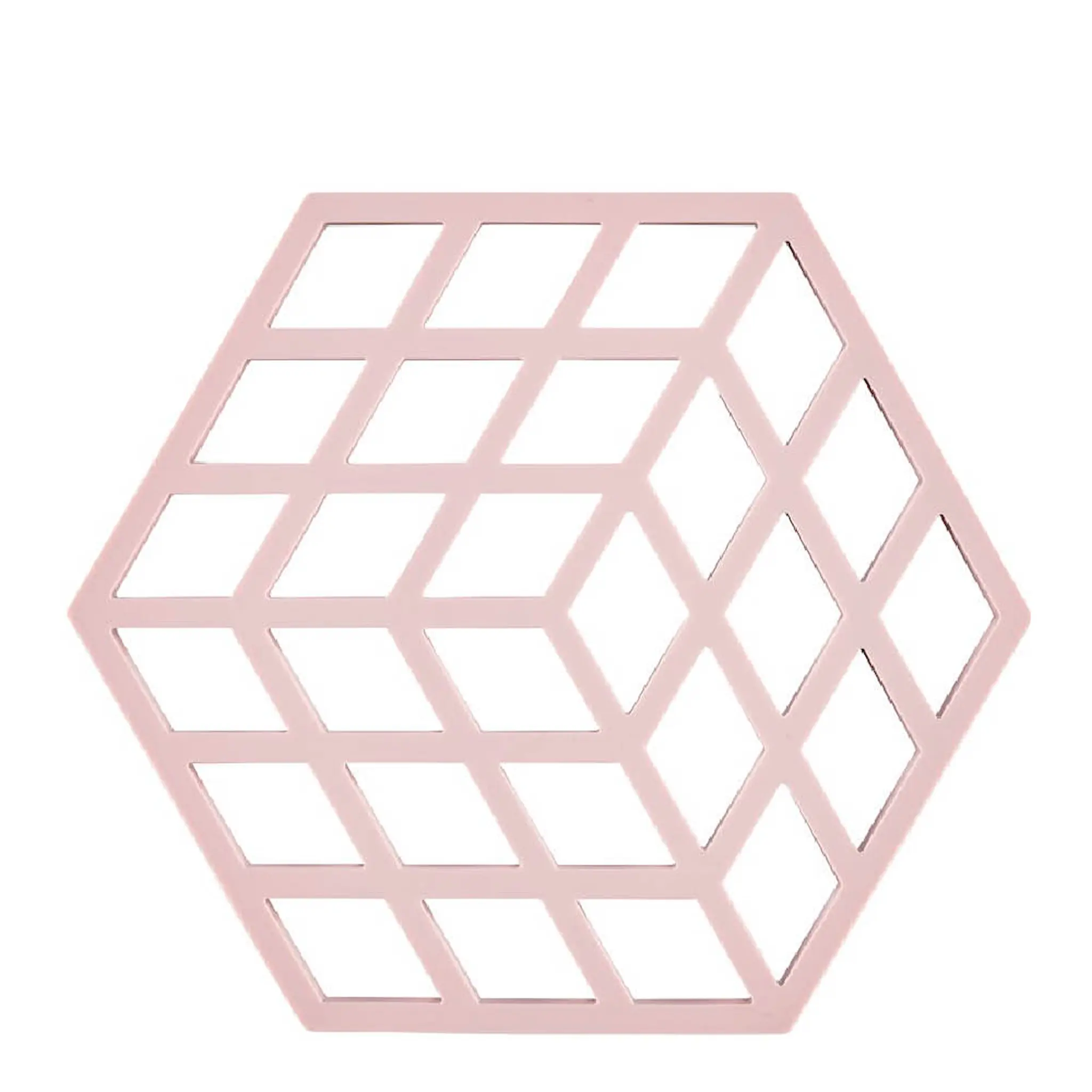 Zone Denmark Cube bordskåner 16x14 cm rose