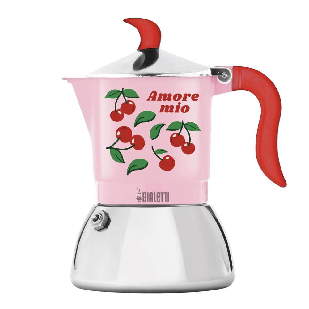 Bialetti Mercato Della Frutta Mutteripannu induktio 2 kuppia Vaaleanpunainen