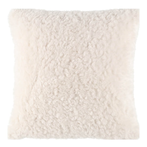 Wooly kudde 45x45 cm naturvit
