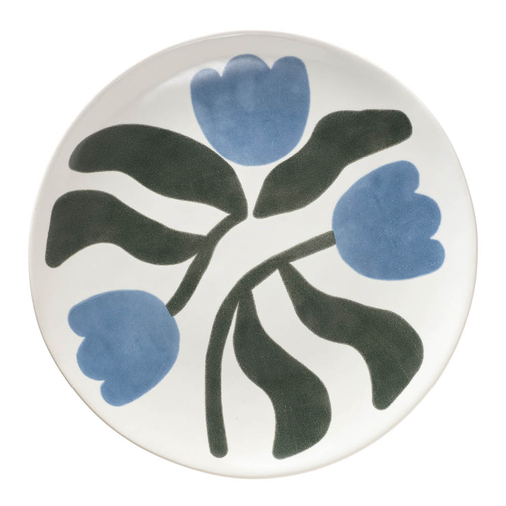 Broste Copenhagen - Dora Lautanen 26 cm Dusty Blue/Agave Green