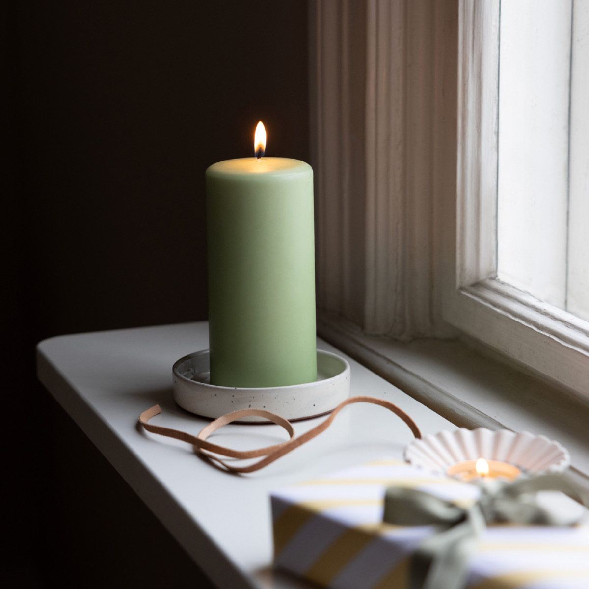 Liljeholmens Pöytäkynttilä steariini 6,8x15 cm Pistage