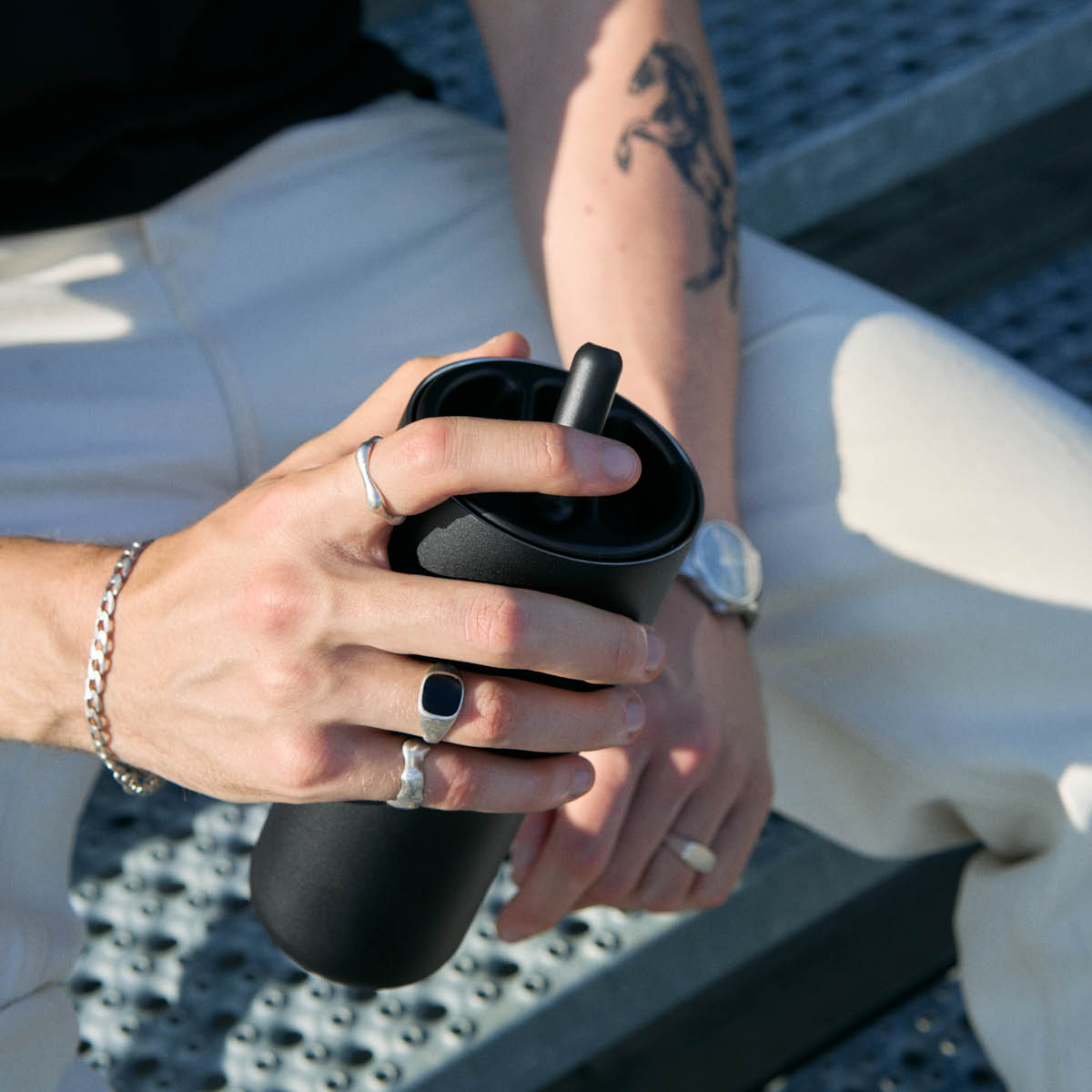Eva Solo Sip'n'Go termo-mugg 0,9 L svart