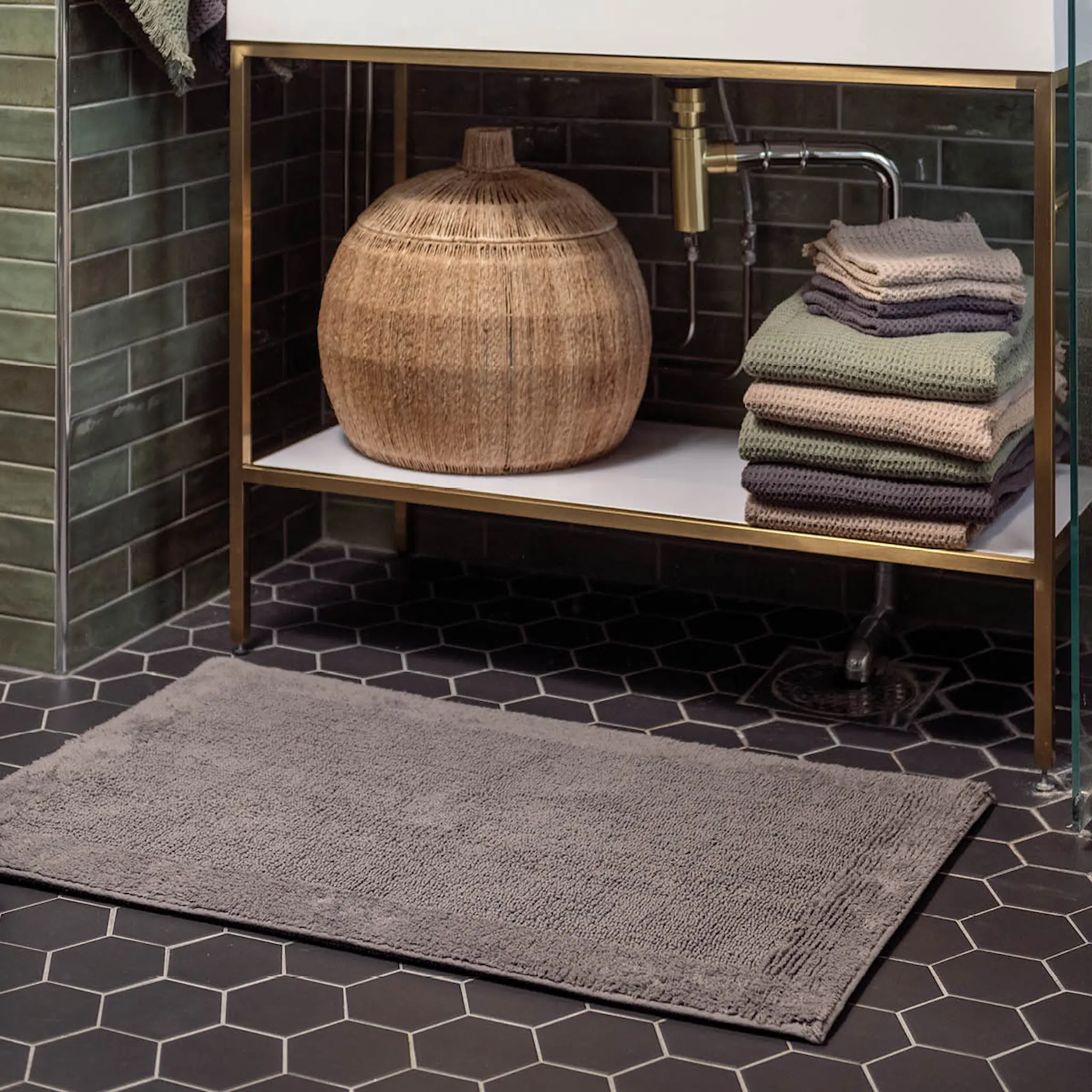 Fanni K Kimmel badrumsmatta 60x90 cm granit