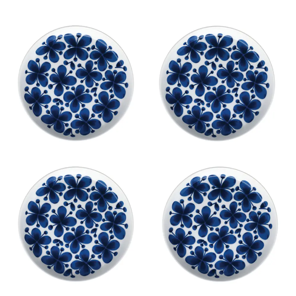 Mon Amie Lautanen 18 cm 4 kpl Valkoinen/Sininen