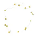 Stars girlang 250 cm antik mässing