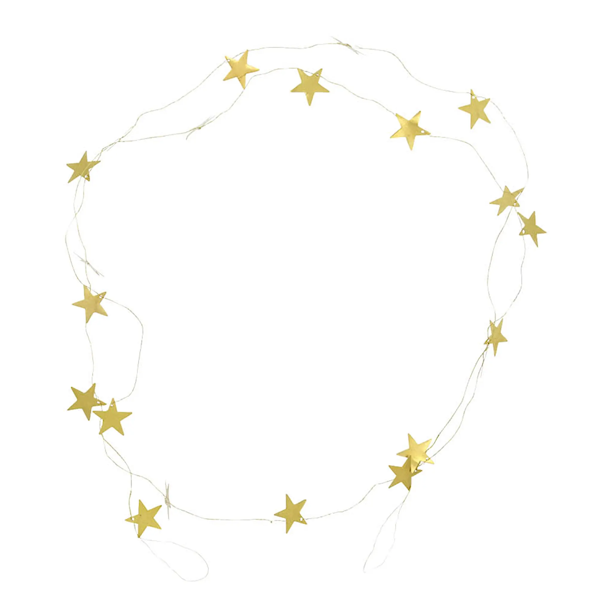 House Doctor Stars girlang 250 cm antik mässing