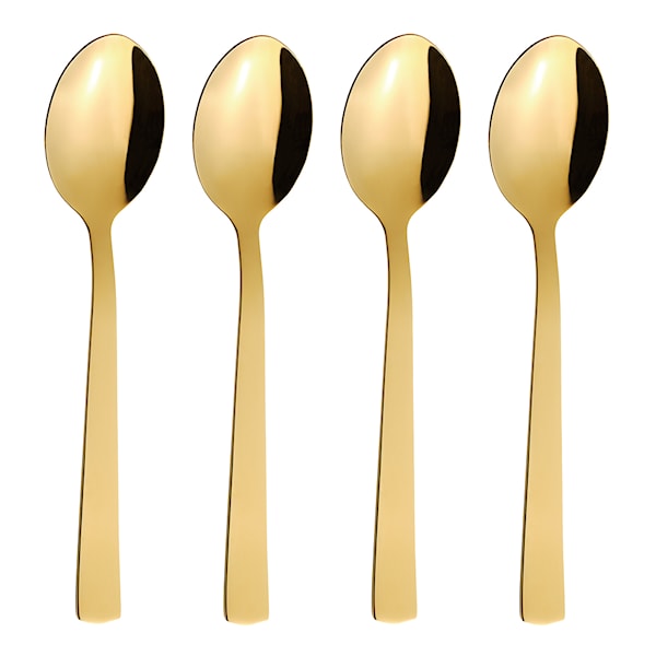 RAW Dessertsked 4-pack Guld