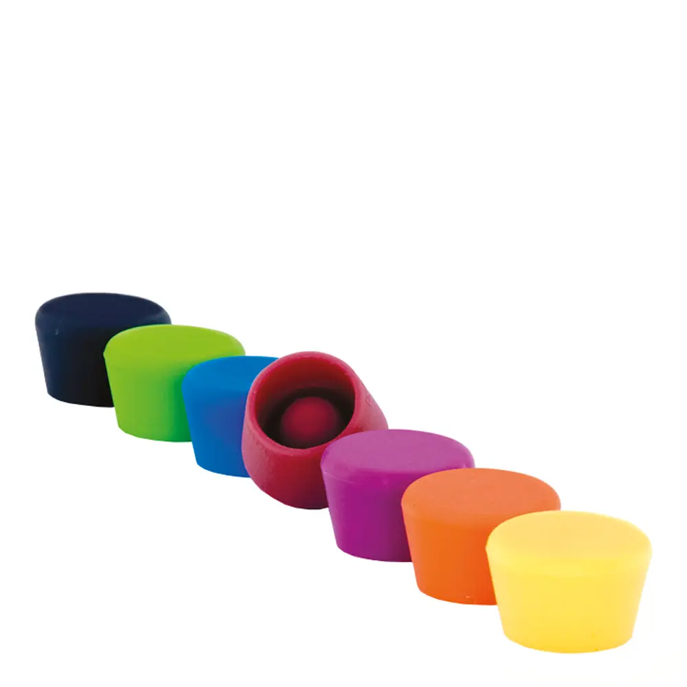 Silikoninen Viinipullonsulkija 2 kpl