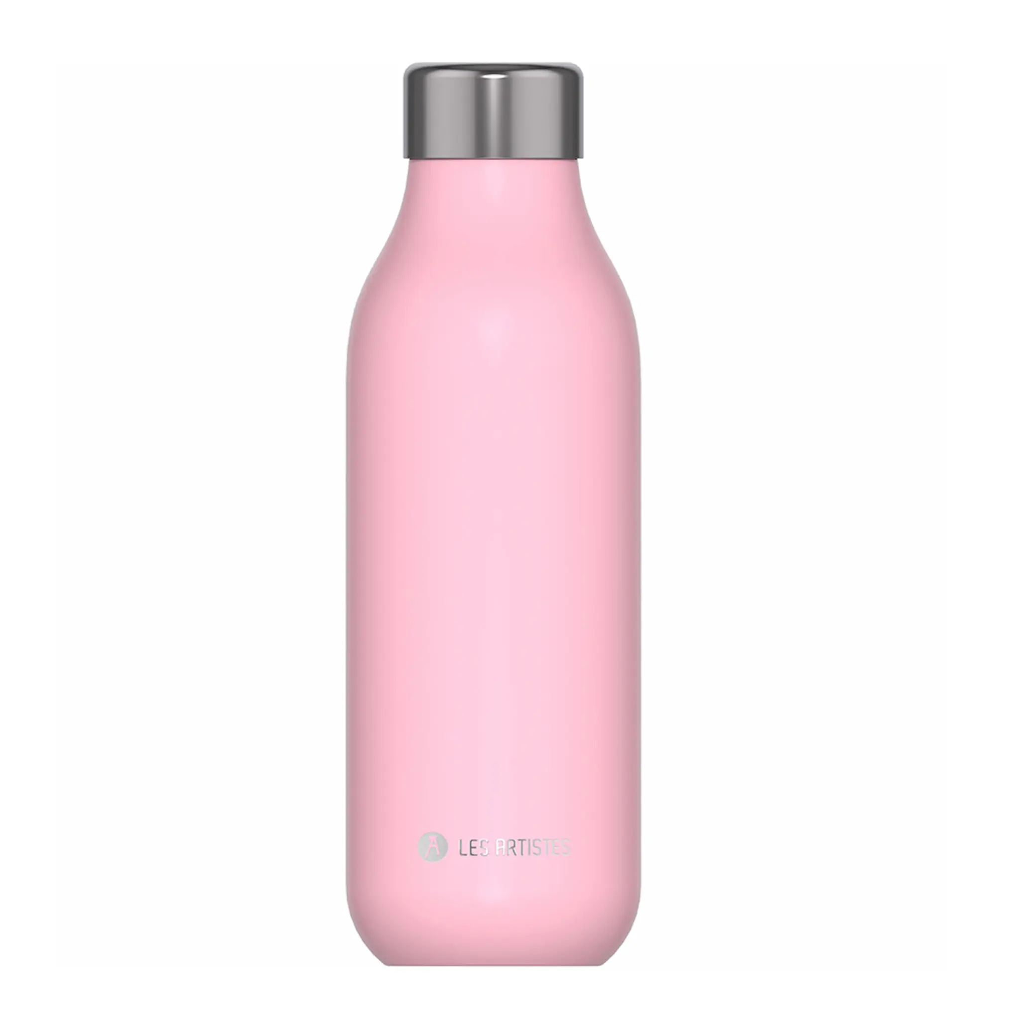 Les Artistes Bottle Up termoflaska 0,5 L vit/ljusrosa