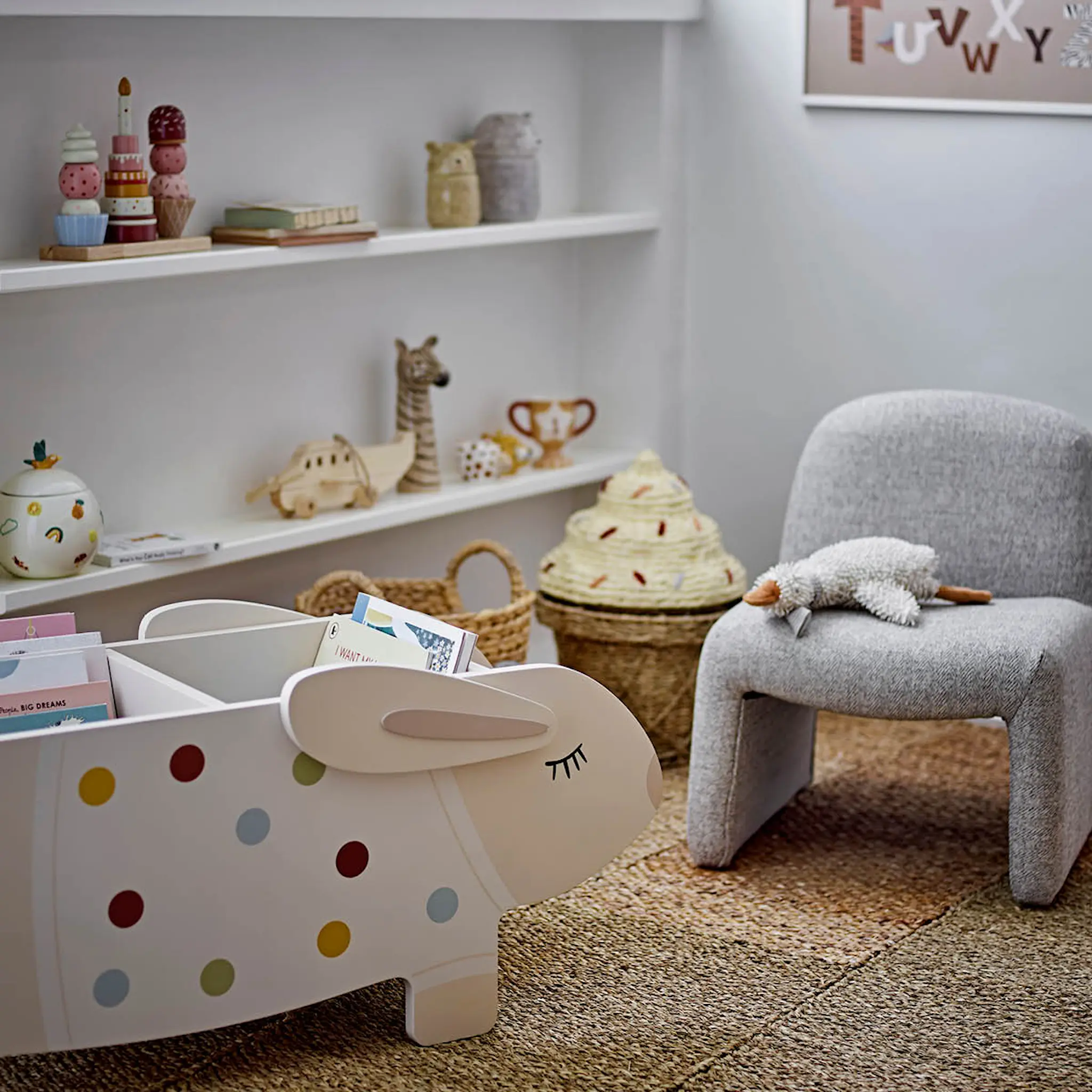 Bloomingville MINI Celebrate aktivitetsleke 23 cm 18 deler