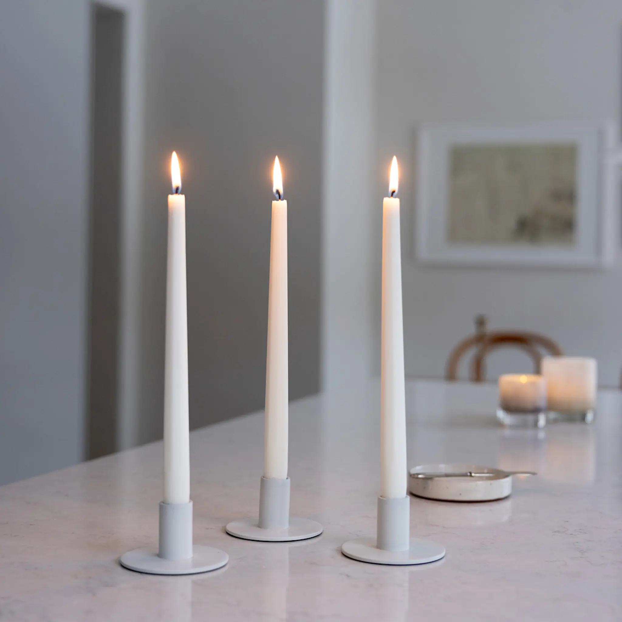 Liljeholmens Prisma 28 cm 4-pack vit odoppad