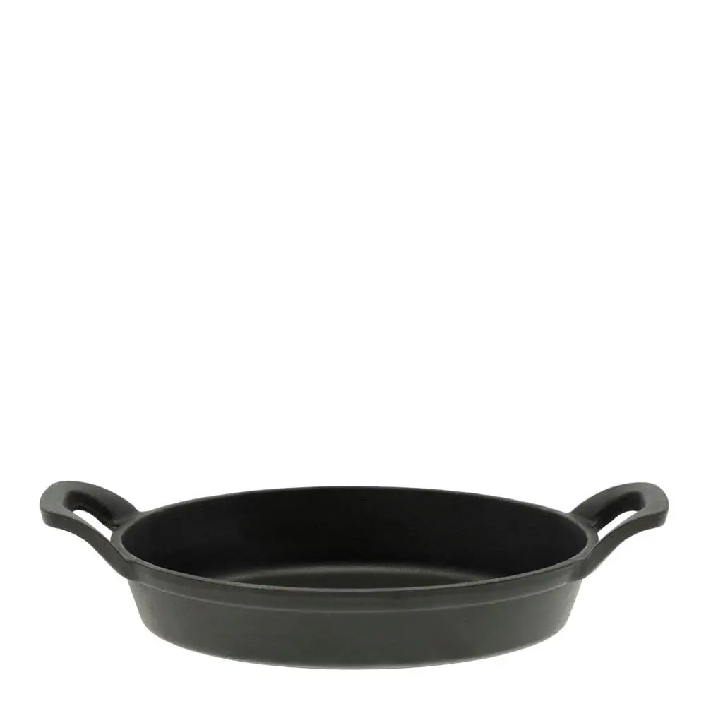 Garonne Mini støpejernspanne oval 2 grep 17,5x11,5 cm