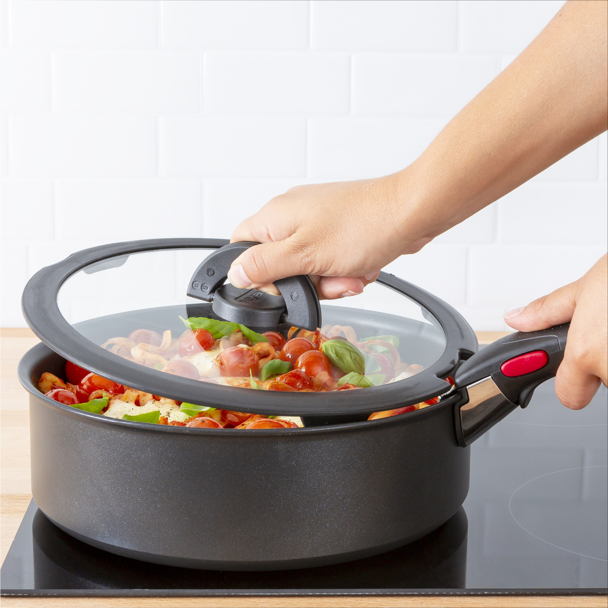 Tefal Ingenio glasslokk 16/18/20 cm