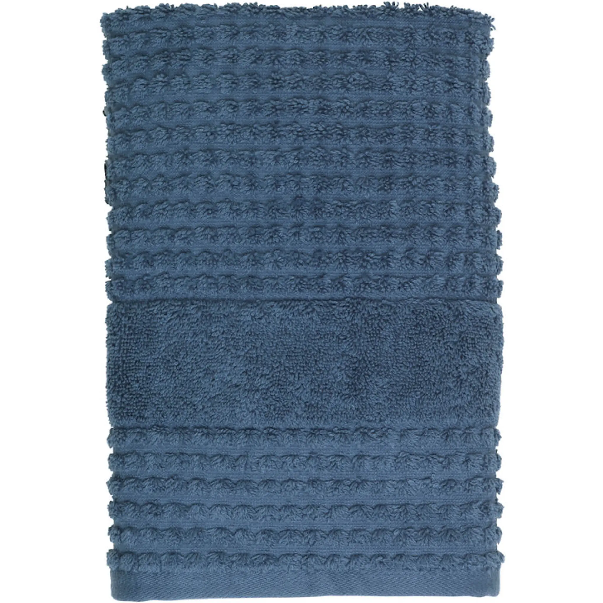 Juna Check Handduk 50x100 cm Mörkblå