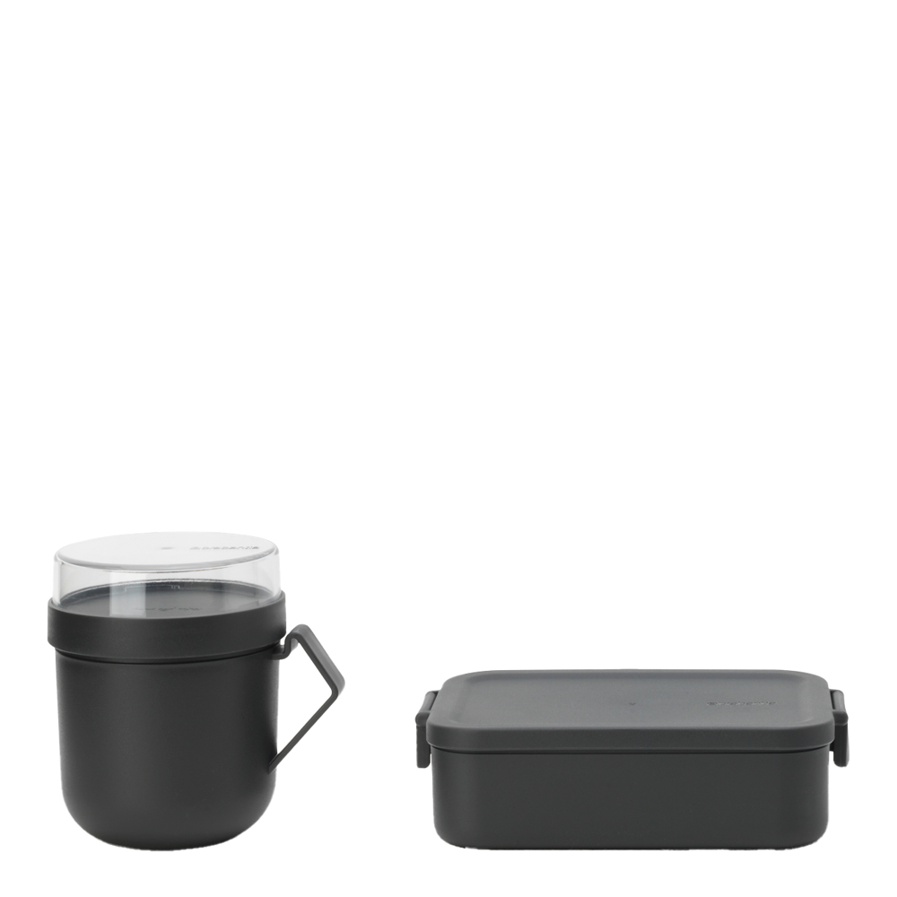 Brabantia - Make & Take lounassetti 2 osaa tummanharmaa