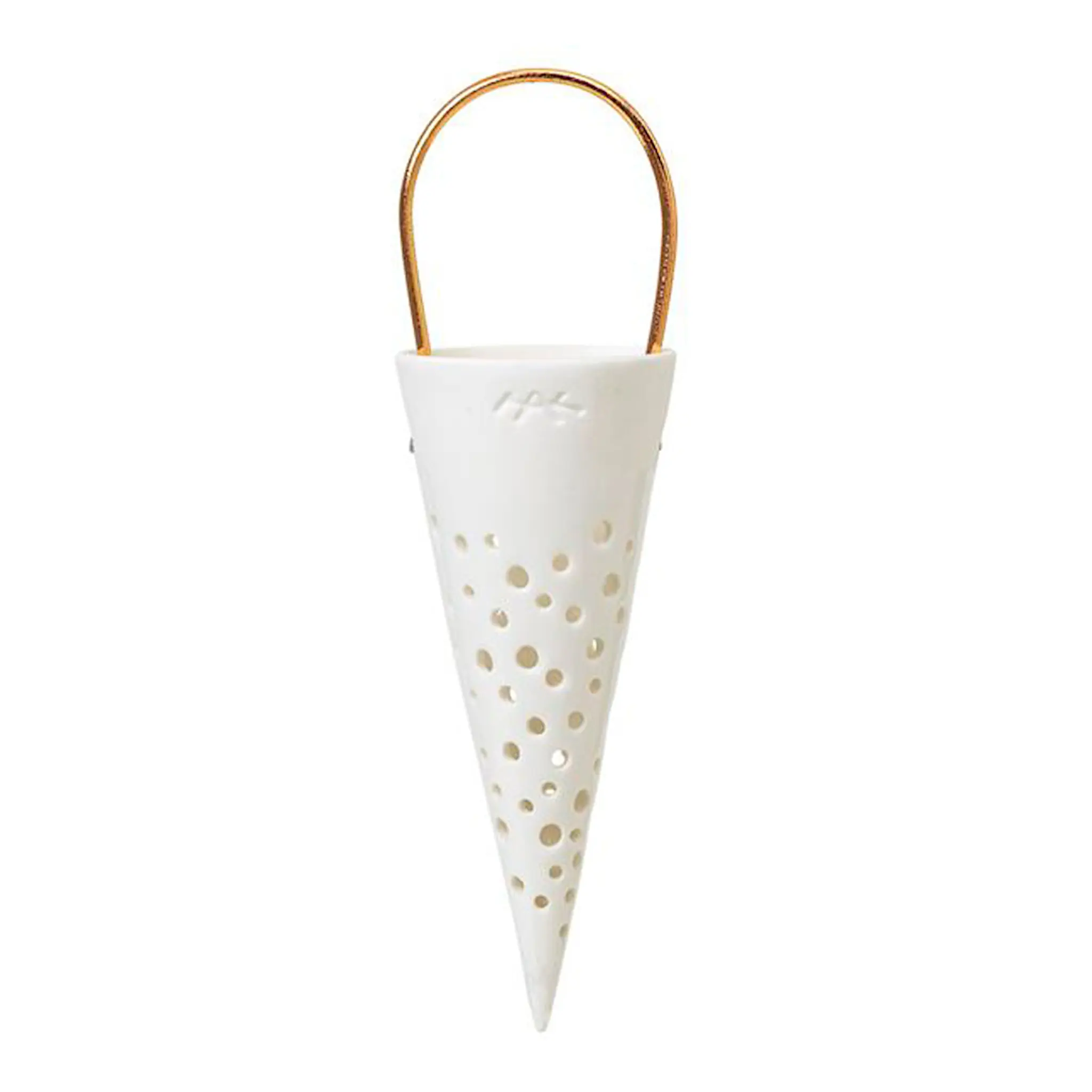 Kähler Nobili Julstrut 18,5 cm Snövit