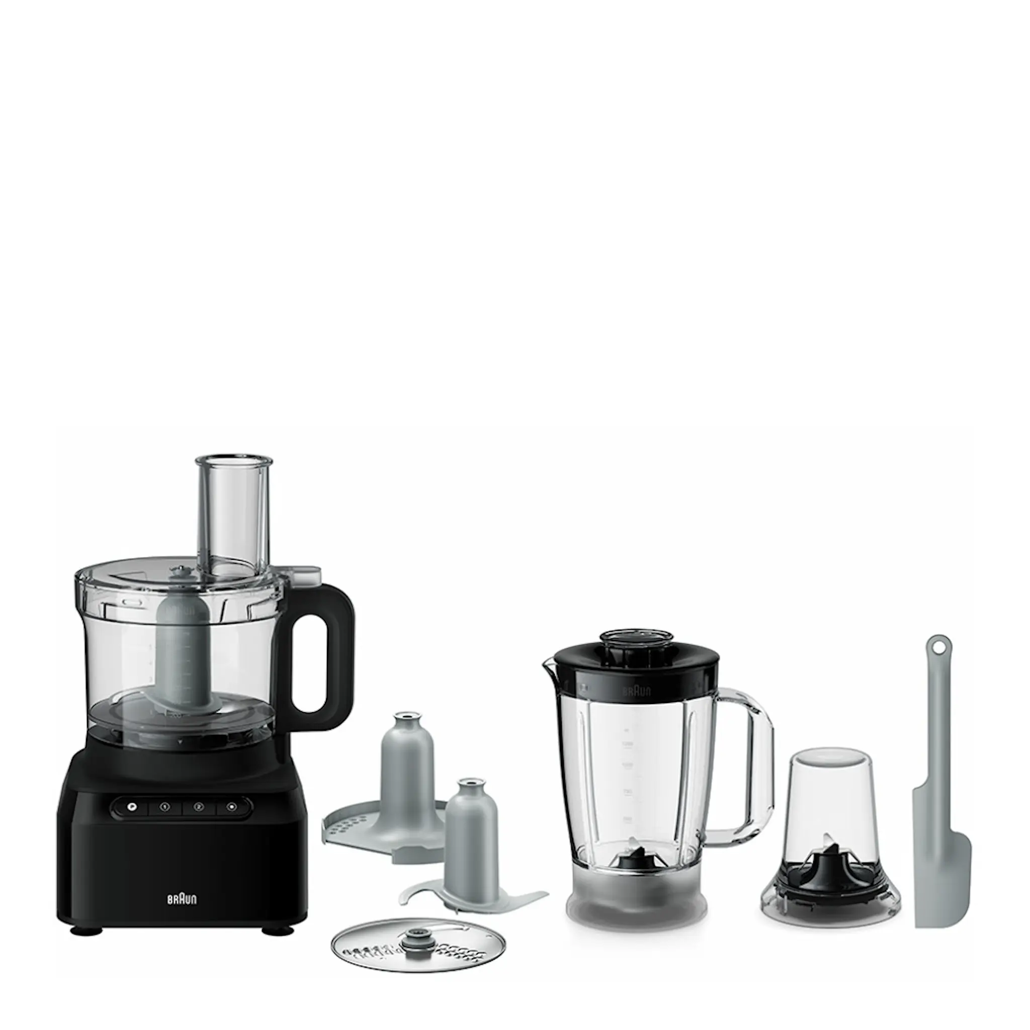 Braun PurEase Foodprocessor FP3132.BK Svart