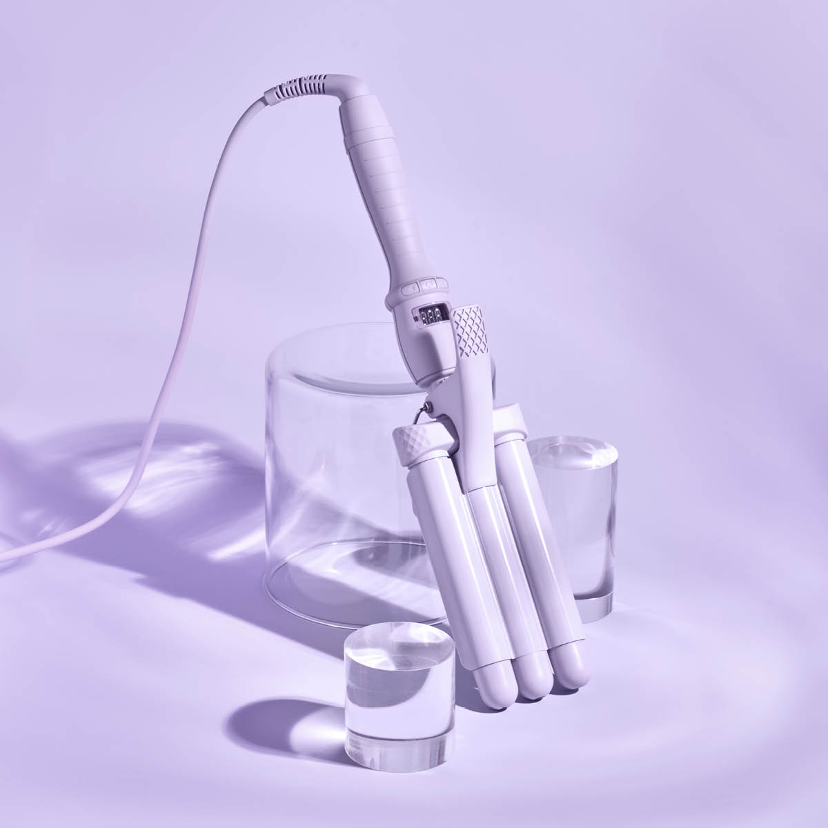 Mermade Cutie Waver vågtång trippel 22 mm lila