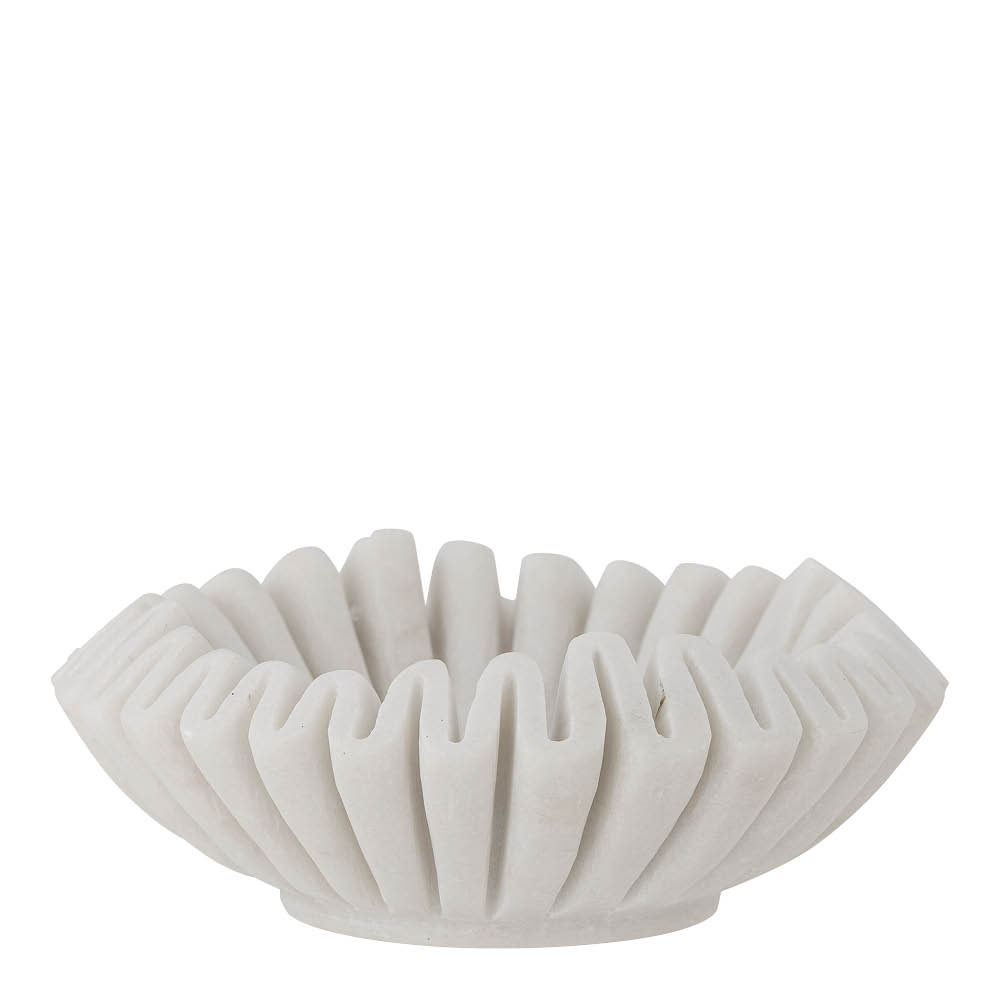 Bloomingville - Harmonia Kulho 17,5 cm White Marble