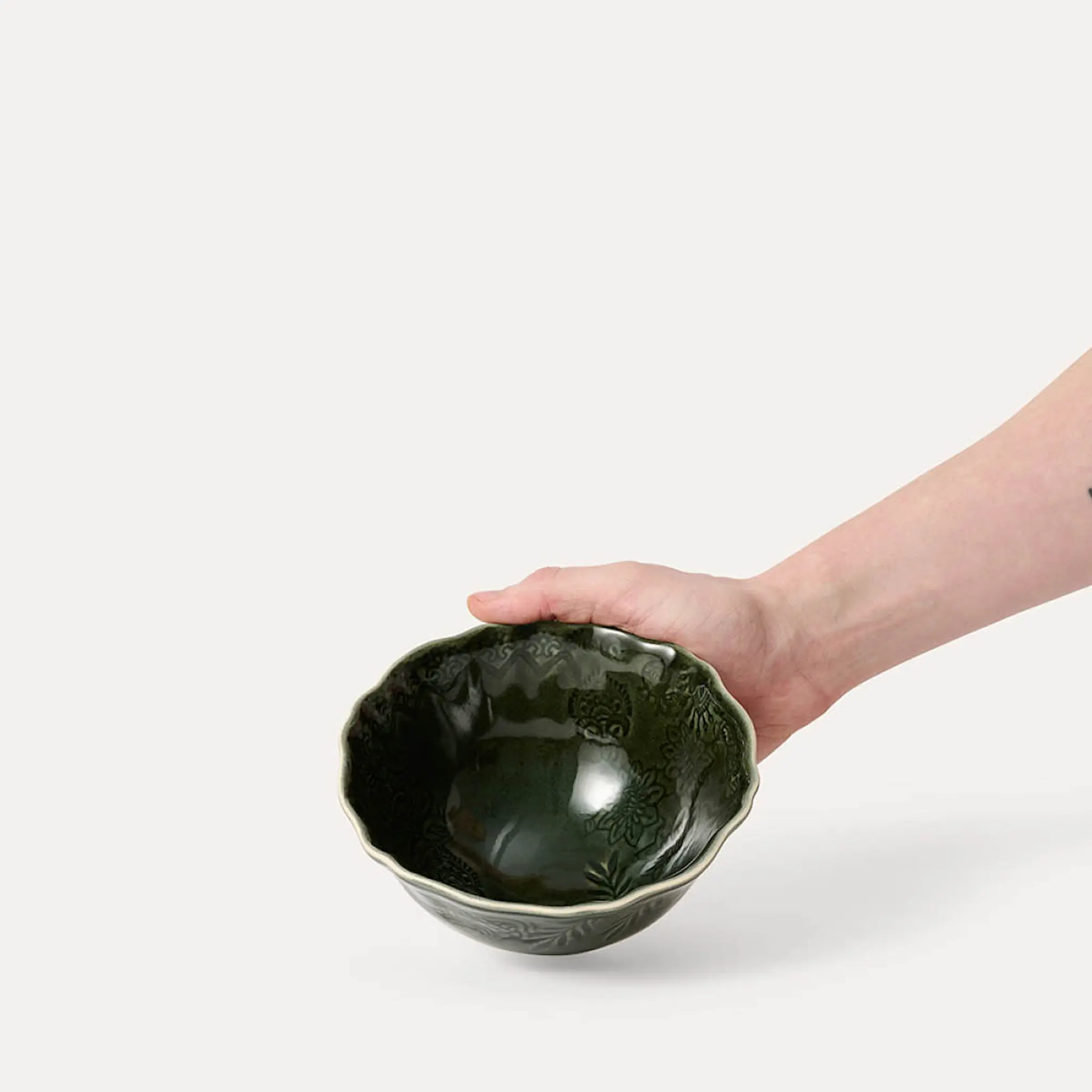 Sthål Arabesque soppskål 50 cl Shadow