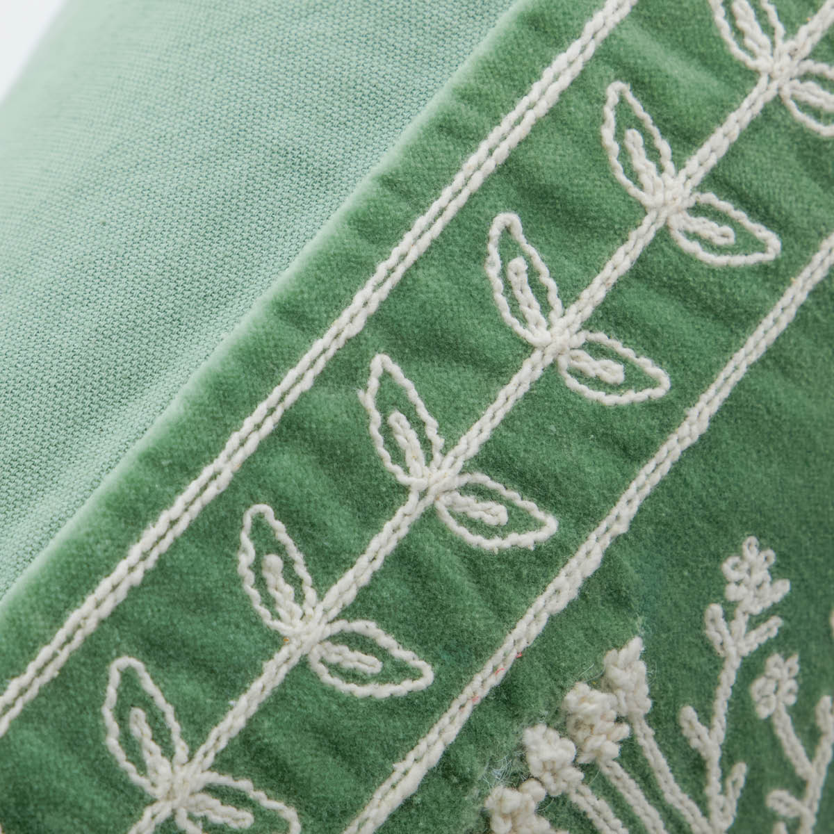 House Doctor Mano Tyynynpäällinen 50x50 cm Mintunvihreä/Hiekka