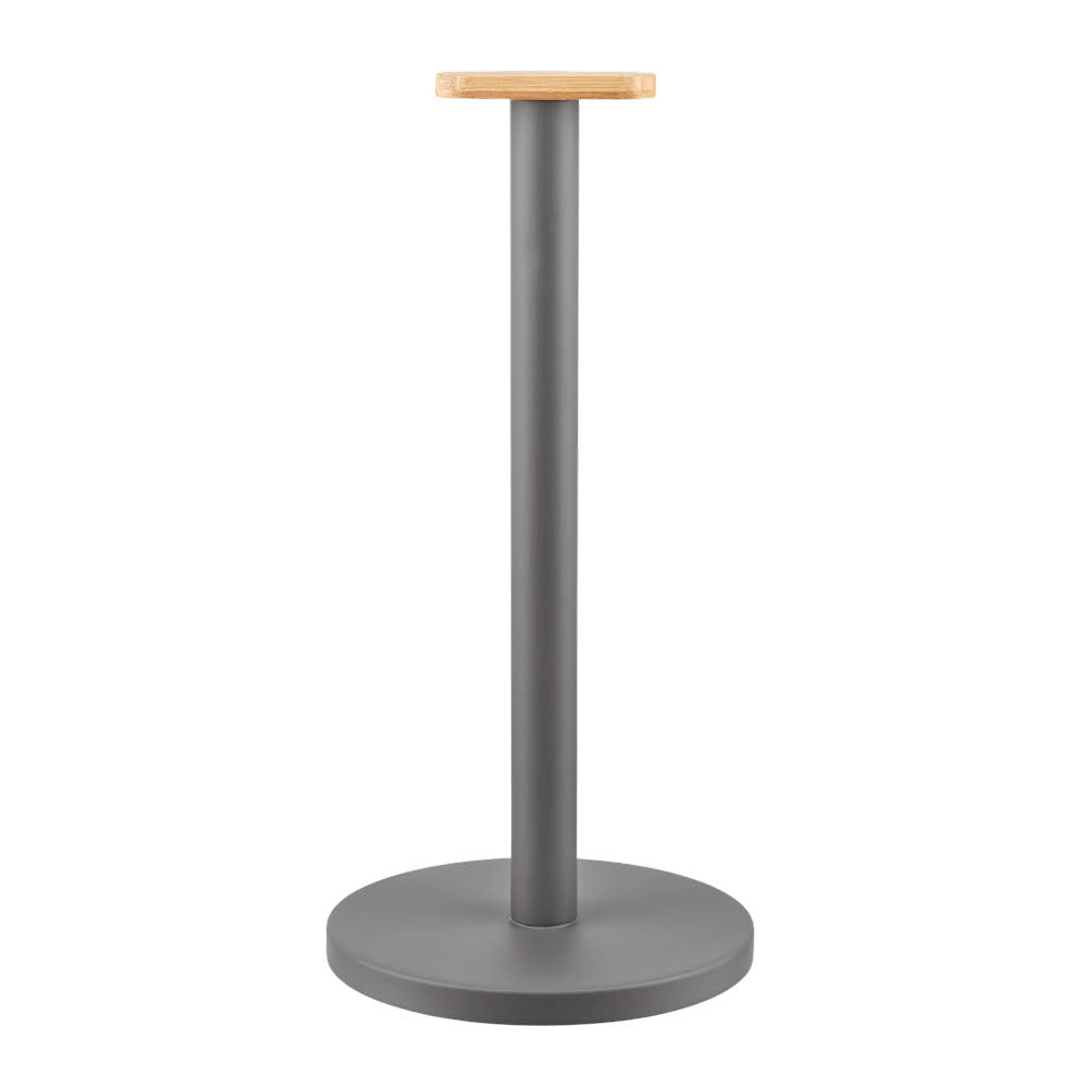 Alessi Mattina hushållspappershållare 33 cm mörkgrå/bambu