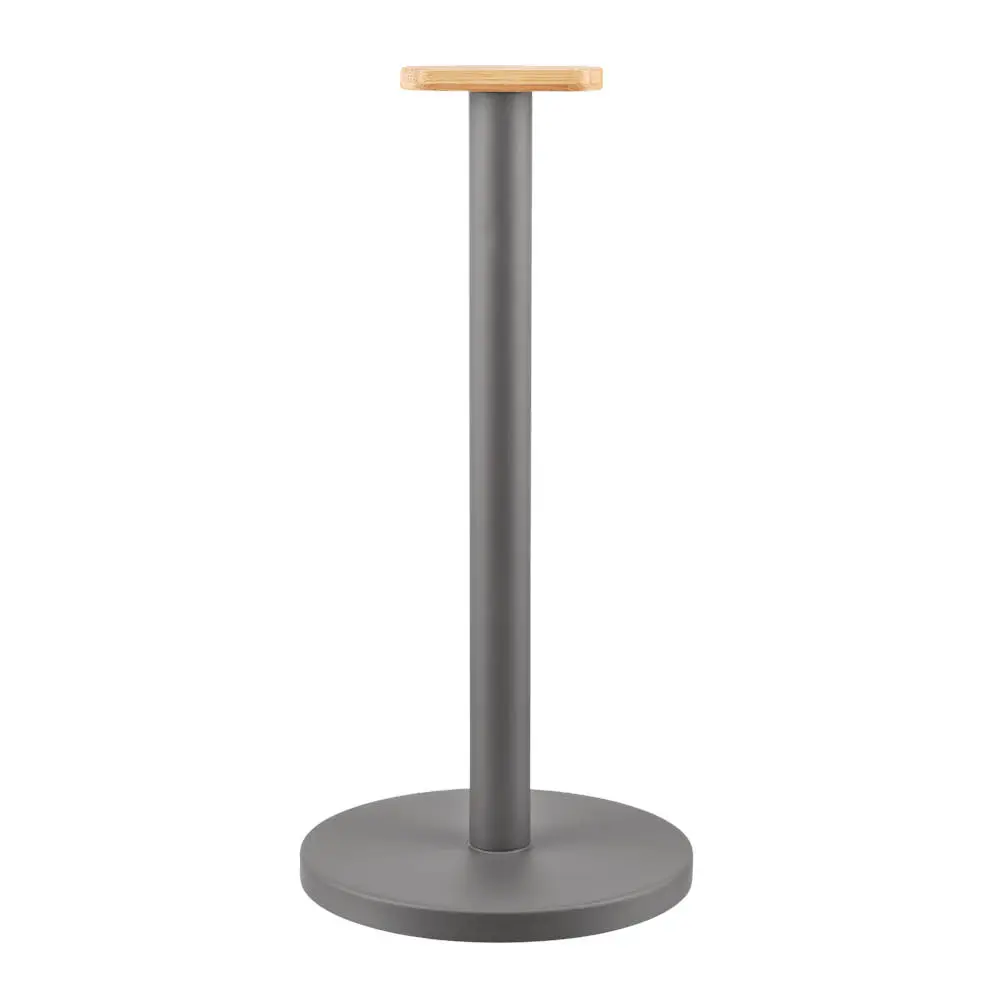 Mattina talouspaperiteline 33 cm tummanharmaa/bambu