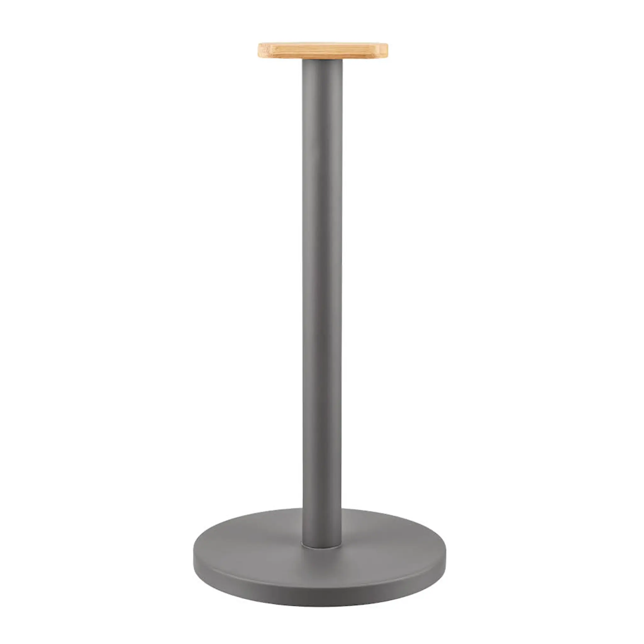 Alessi Mattina hushållspappershållare 33 cm mörkgrå/bambu
