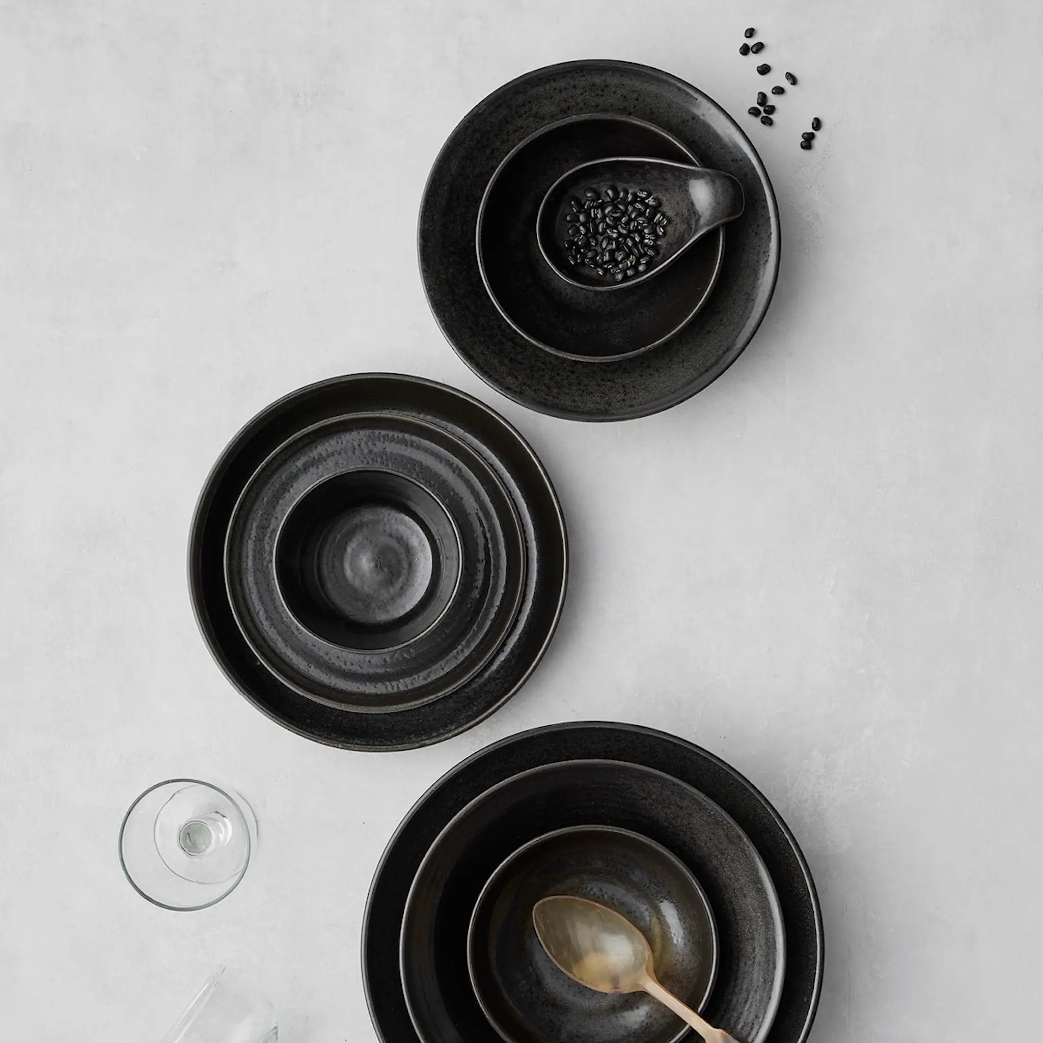 Tell Me More Fenix serveringsskål mini 12x8 cm svart