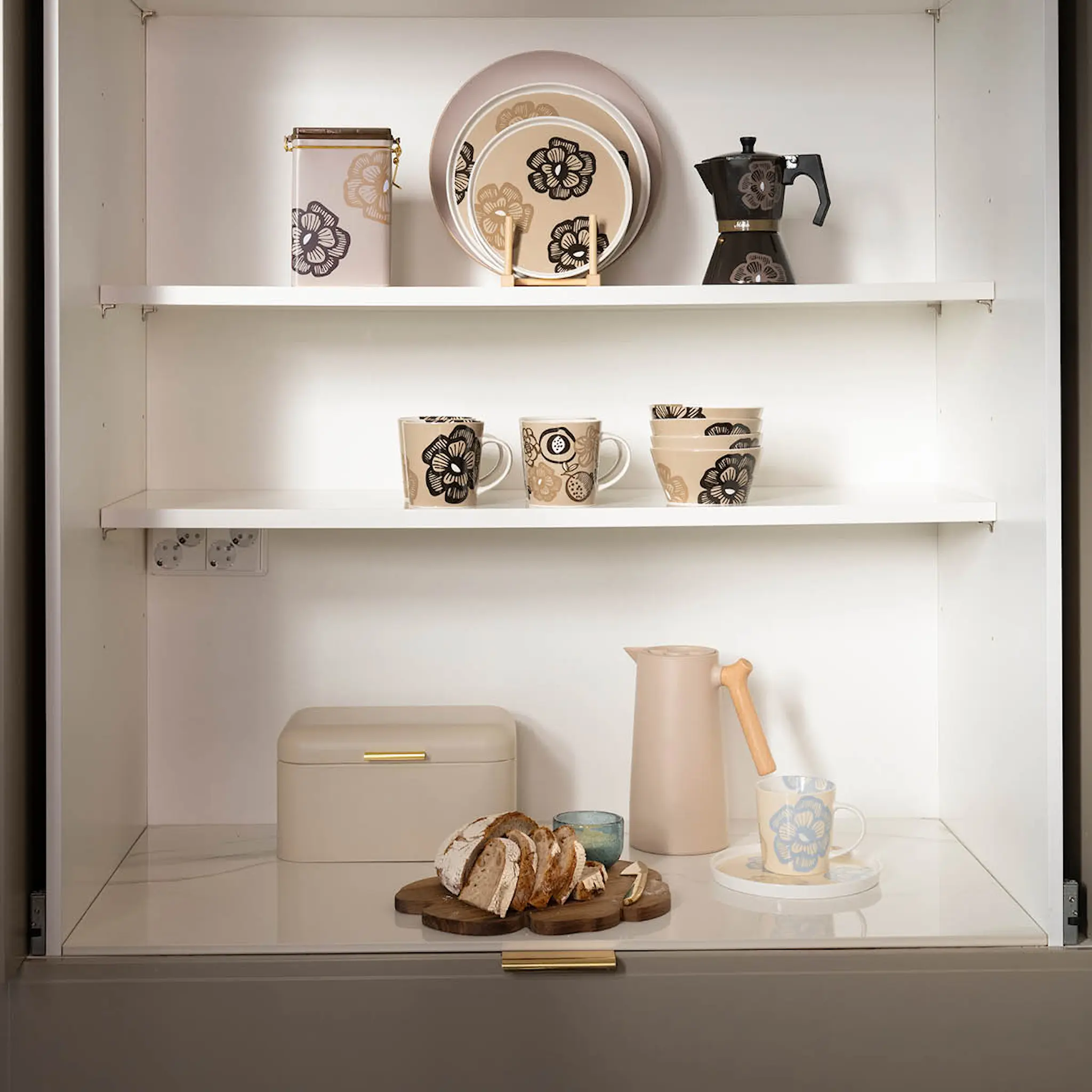 Maku Kitchen Life Termokanne 1L beige