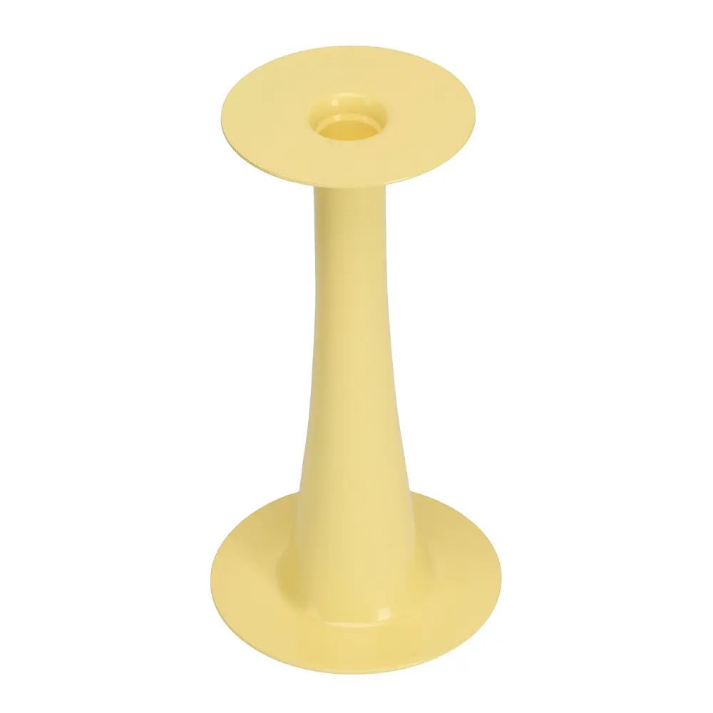 Trumpet Maljakko / Kynttilänjalka 24 cm Keltainen
