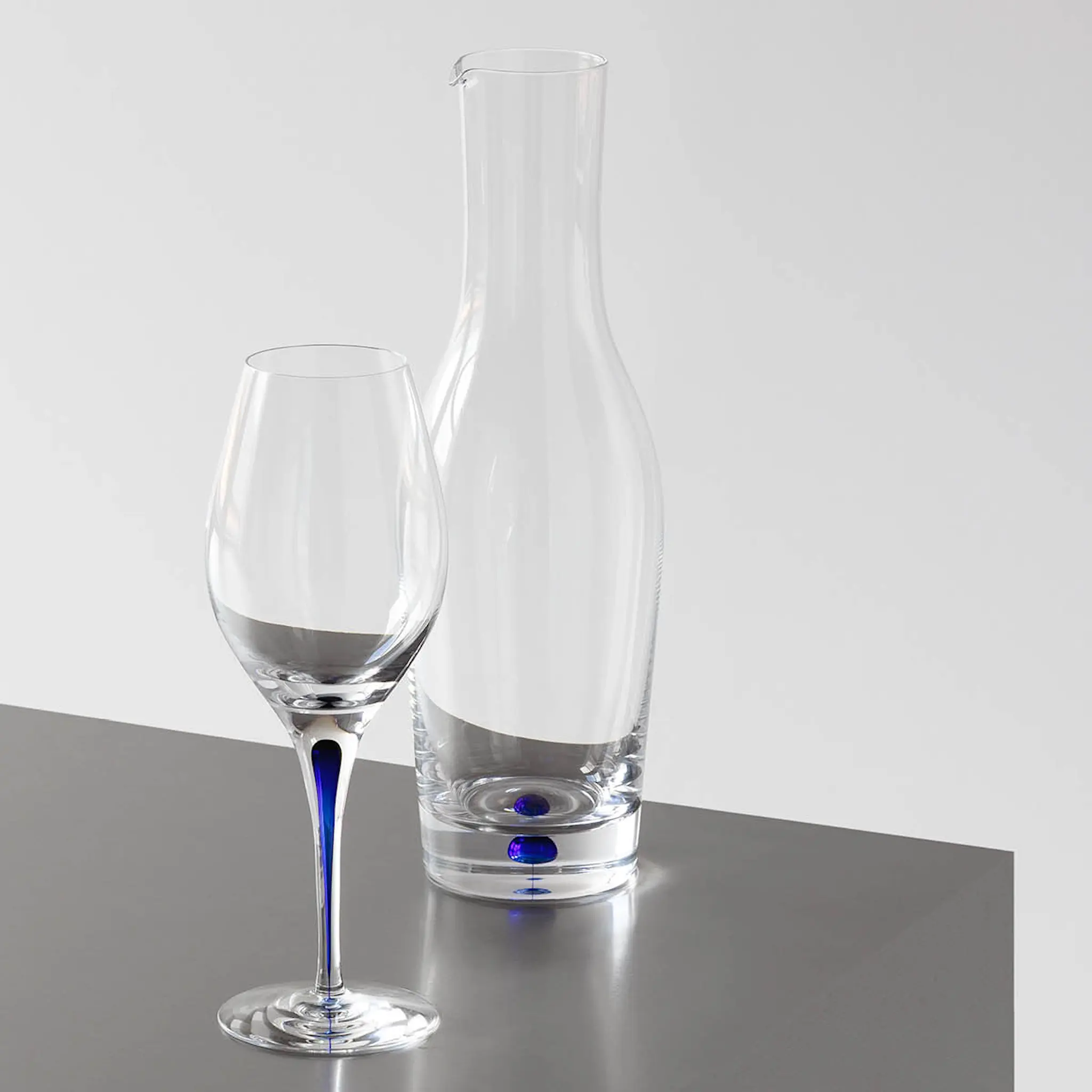 Orrefors Intermezzo Sininen Karahvi 112 cl