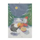 Vinteräpple 599 handduk 35x50 cm