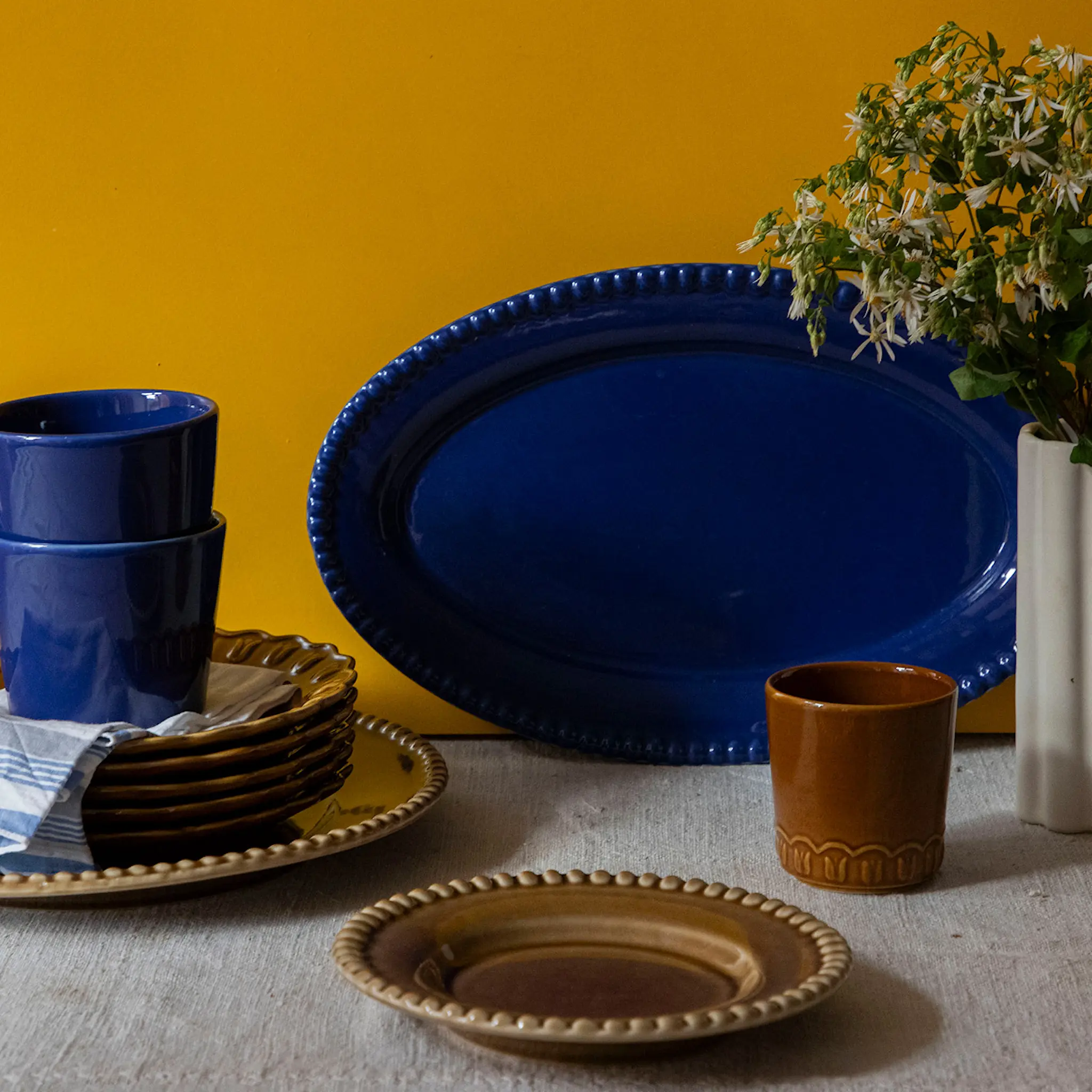 PotteryJo Daria tallerken 18 cm 2 stk umbra hover