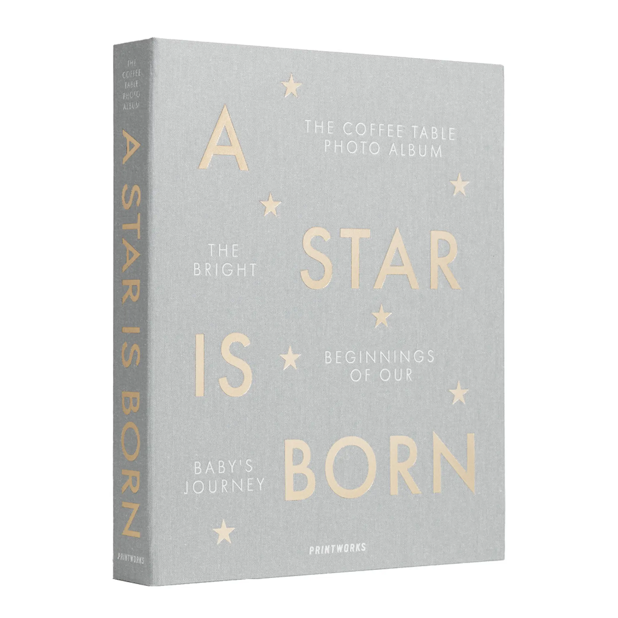 Printworks Babyalbum A Star Is Born 32,5x26,7 cm grå