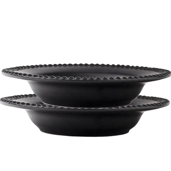 Daria sopptallrik 26 cm 2-pack ink black