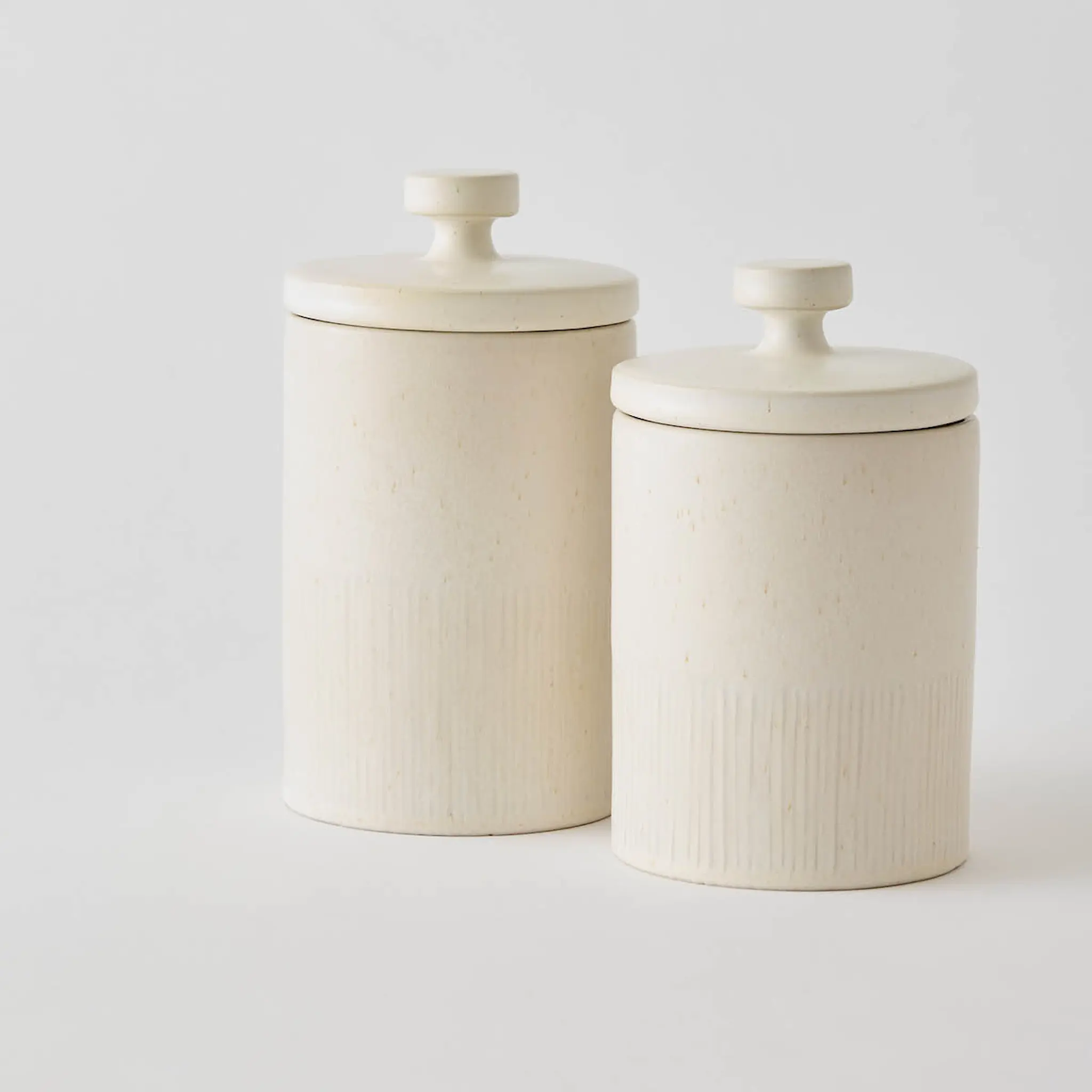 Tell Me More Palermo förvaringsburk medium 20 cm cream