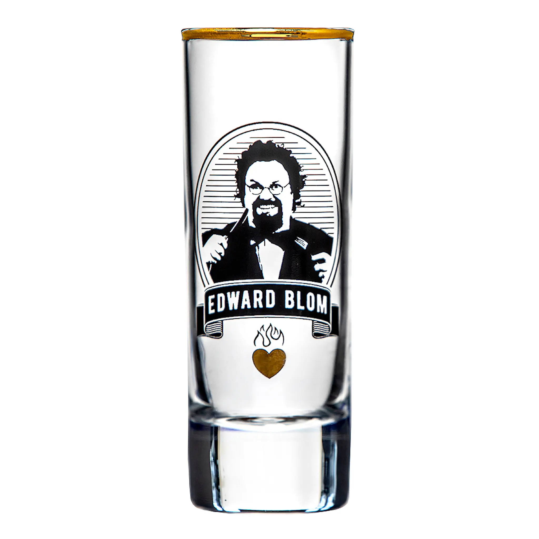 Edward Blom Shotglas No: 2 Jag gillar fett