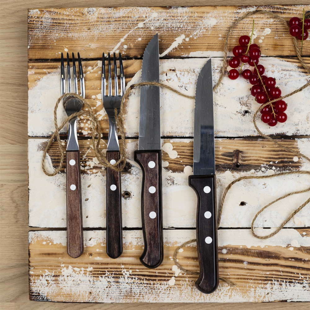 Tramontina Churrasco biffgaffel 20,5 cm polywood
