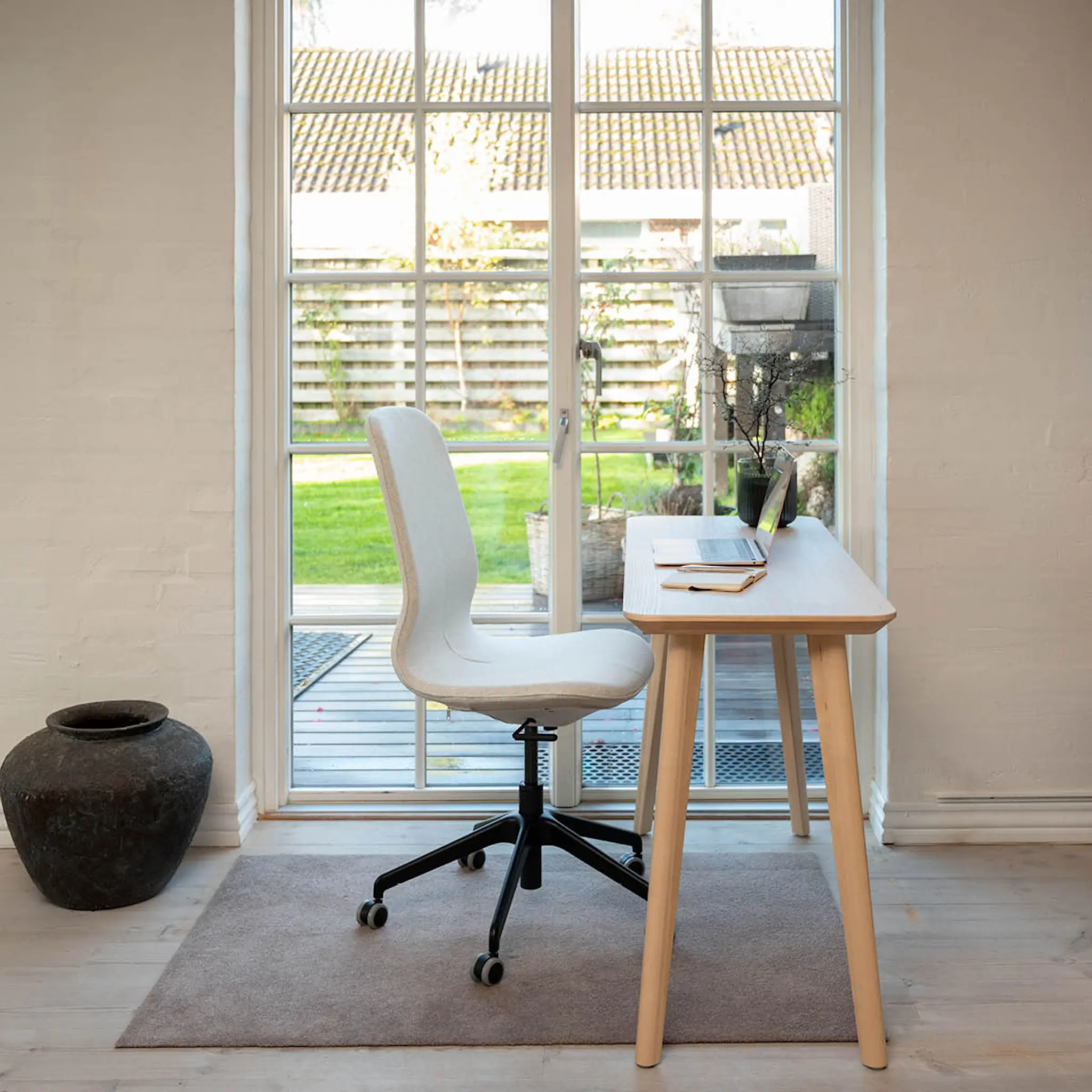 Tica Copenhagen Unicolor golvmatta 130x90 cm sand/beige