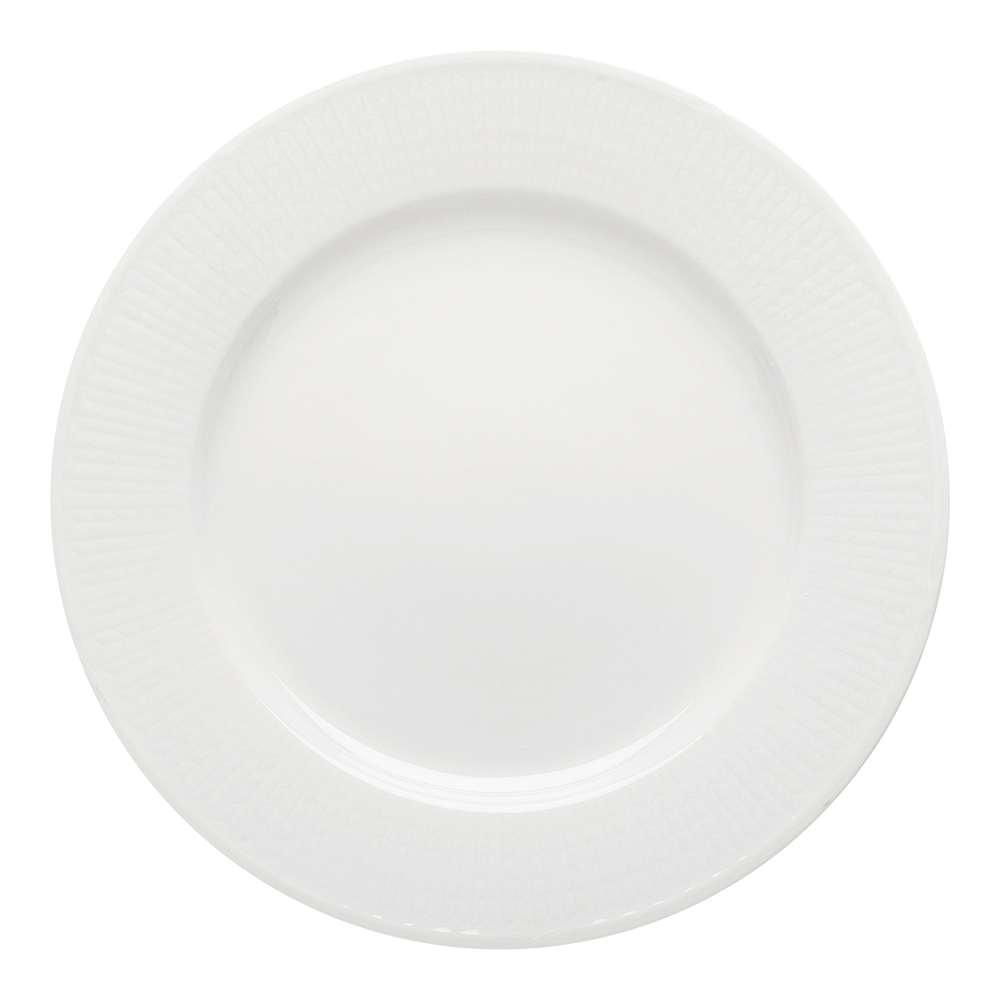 Rörstrand Swedish Grace Tallrik flat 27 cm Snö