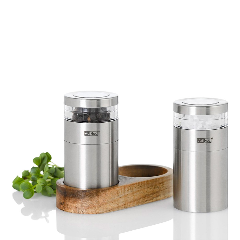 AdHoc Menage molto salt & pepperbøsse stål