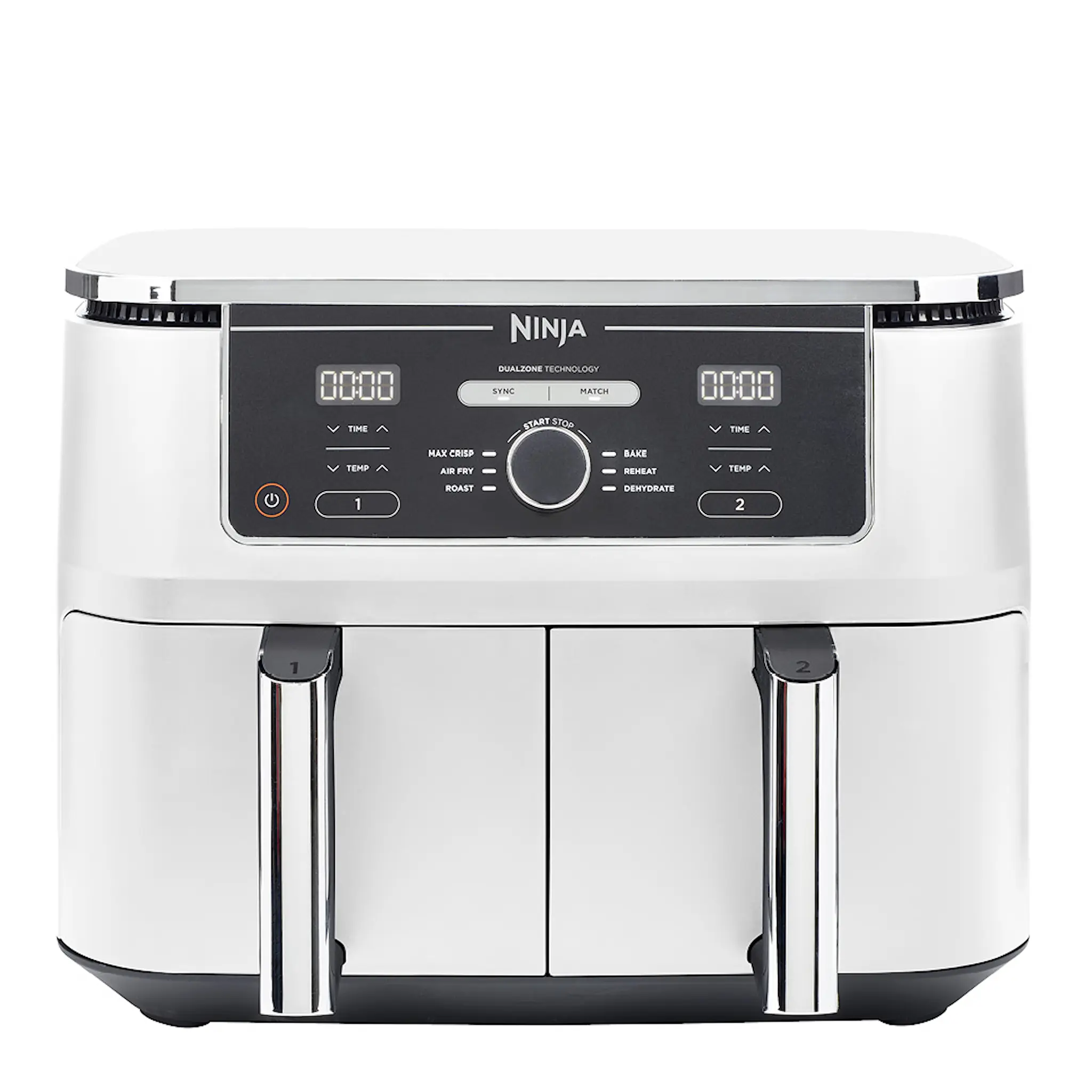 Ninja Foodi max dobbel zone airfryer 2x4,75 L 2470W vit