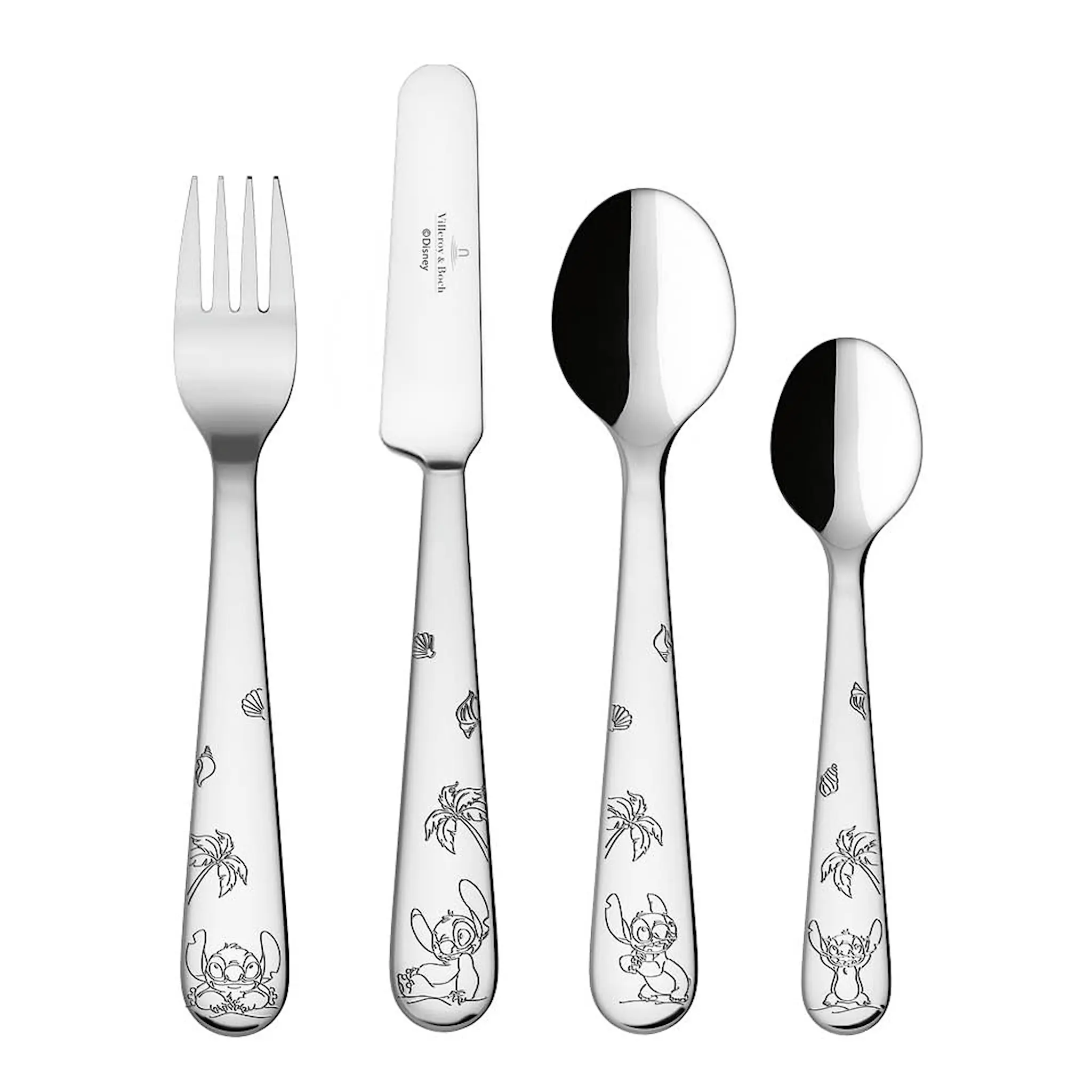 Villeroy & Boch Kiddy Disney barnebestikk 4 deler Stitch
